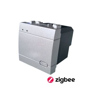 ETTROIT Gateway Smart ZigBee / Tuya compatibile supporti Bticino Living colore Grigio - LGZB4002 