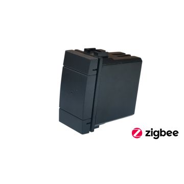 ETTROIT Smart ZigBee Tuya Diverter Compatible with BTicino Living Black - LNZB0801