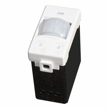 ETTROIT Sensore di Movimento 1 Modulo Bianco con Regolazione Tempo/Lux Compatibile BTicino Matix – SKU MT1800