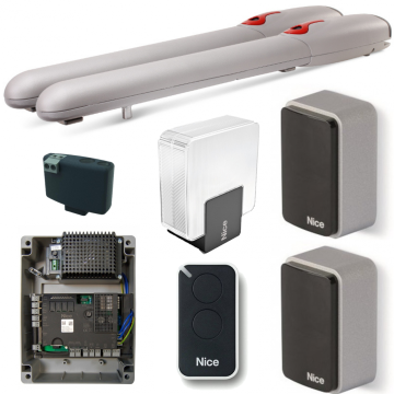 Nice WINGO3524HSKCE Kit Automazione Cancello Battente 24V Hi-Speed Ante fino a 3m 200Kg