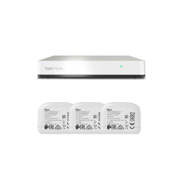 Kit NICE gestione luci smart Yubii Home gateway Wifi domotico + 3 BiDi-Switch 