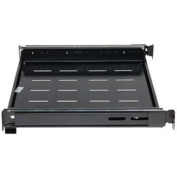 Półka przesuwna P19S/330 do stojaków 60mm i 80mm 1U 19&quot;