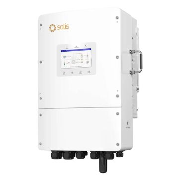 Solis Single Phase Hybrid On-Grid/Off-Grid 5kW Photovoltaic Inverter, Double MPPT, CEI 0-21, LCD Screen, WiFi and CT Included, 10 Year Warranty IP66