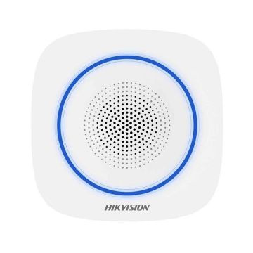 Sirena de radio inalámbrica para interiores Hikvision AX PRO DS-PS1-I-WE (Azul)