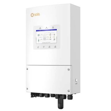 SOLIS S6-EH1P6K-L-PLUS 6kW Hybrid Single-Phase CEI 0-21 Photovoltaic Inverter, Color LCD Screen, WiFi and CT 10 Year Warranty IP66 - 12223