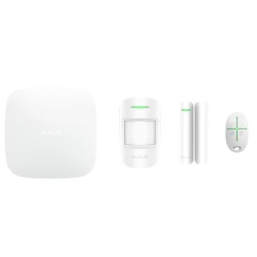 AJAX StarterKit ASP (Hub + MotionPtotect + DoorProtect + SpaceControl) Kit de alarma inalámbrica GPRS/LAN