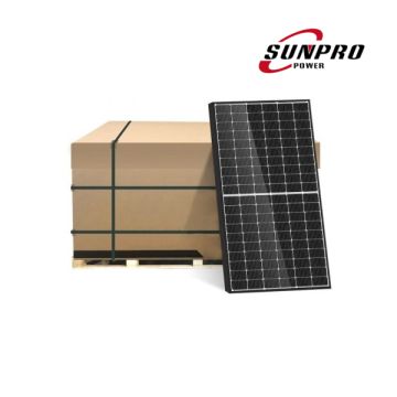 Paletten-Photovoltaik-Kit 15 kW, 36 Stück, monokristallines Solarpanel-Modul, 430 W, TIER 1, Klasse 1, schwarzer Rahmen, 1722 x 1134 x 30 mm, IP68 – Artikelnummer 1189836