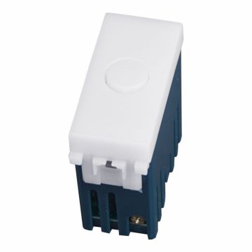 ETTROIT Lampada Segnapasso LED 1 Modulo 220V 6000K con Interruttore Frontale Compatibile Vimar Arké VA0301B