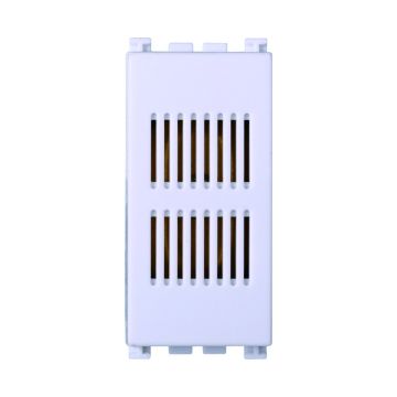 ETTROIT Campanello 220V 6A 1 modulo Colore bianco Compatibile con Vimar Arke - VA1601B